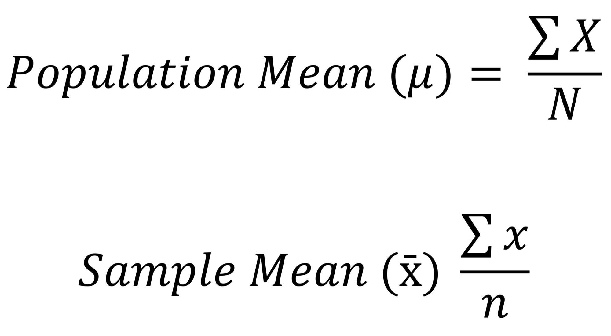 descriptive formula in research